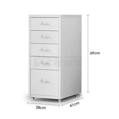 China Helmer Adjustable 5 Drawer Supplier Factory Steel Movable Filing Cabinet (Other) for sale