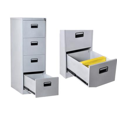 China Knock Down Knock Down Vertical Cabinets Four Drawer Metal Filing Cabinet for sale