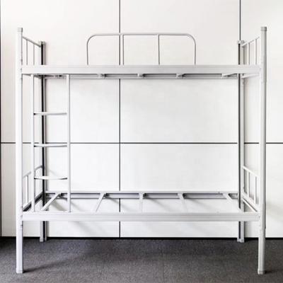 China Double Deck Modern Steel Metal Bunk Beds For Dorm And Military Detachable for sale