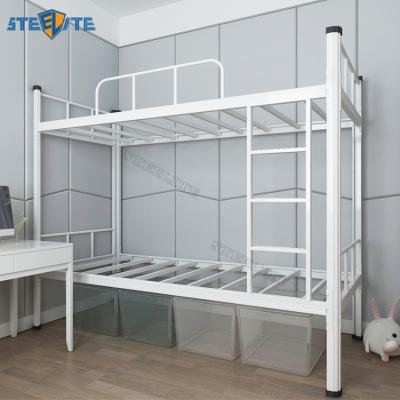 China Dormitory Bed Factory Price School Furniture Metal Double School Bed Dormitory Bed for sale