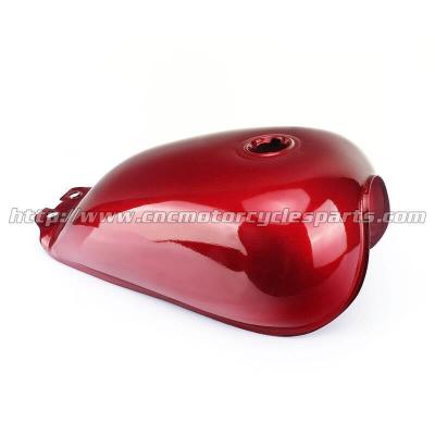 China Wear Resistance Cafe Racer Parts Custom Fuel Tank With Classic Red for sale