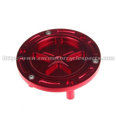 China DAYTONA 675 Motorcycle Gas Caps / Fuel Cap Cover 6 Holes CNC Anodized for sale