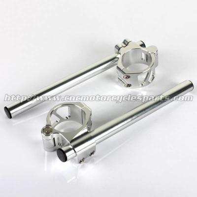 China CNC Machining Motorcycle Clip Ons Handlebars 54mm Buell Firebolt 1125 for sale