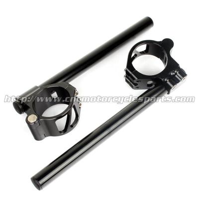 China Aluminum Alloy 50mm Motorcycle Clip On Handlebars For YAMAHA YZF R1 R6 for sale