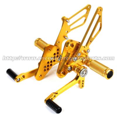 China Gold Suzuki B King Motorcycle Rear Sets With Stress Resistance for sale