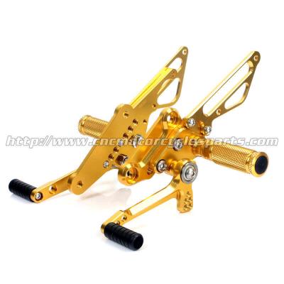 China CNC Milling Aluminum Motorcycle Rear Sets Moyorcycle Footrests For Street Bike for sale