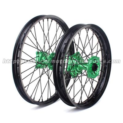 China Aluminum Alloy Black Custom Motorcycle Wheel Hubs For Kawasaki KX 125 250 for sale