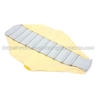 China Mx Dirt Bike Parts PVC Ribbed Motorcycle Seat Cover For Suzuki Rm 125 250 for sale