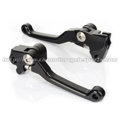 China CNC Billet Motorcycle Brake Clutch Lever For KX 85 100 125 250 KX 250F 450F MX Parts for sale