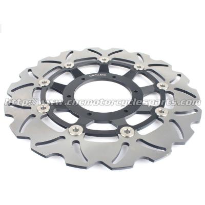China 310mm Motorcycle Brake Disc Rotors Laser Logo With Gold / Black Color for sale