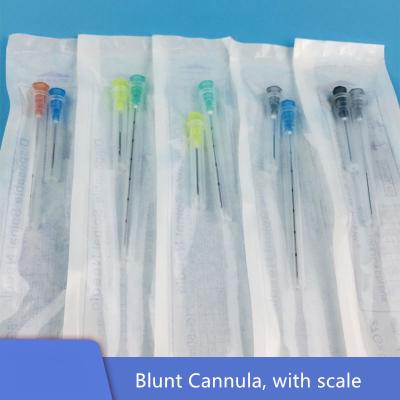 China Sterile Packaging Blunt Tip Microcannula For Dermal Filler Use for sale