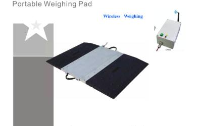 China Dynamic Vehicle Truck Axle Scales , Wireless Portable Axle Truck Tester 800x430x30mm for sale