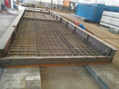 China Puente basculante concreto/los 3×10M de la escala del camión de la plataforma balanza resistente de 150 toneladas en venta