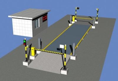 China Automotive Vehicle Weighing Systems Electronic Inmotion Weighbridge 30-200T for sale