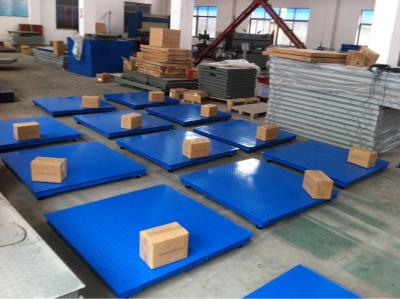 China Outdoor Large Wide Low Profile Platform Scales Industrial Floor Pallet Scale for sale