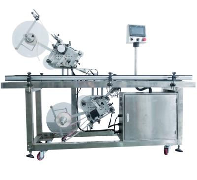 China 415V LCD Touchscreen Top And Bottom Labeler Automatic Plastic Bag Labeling Machine for sale