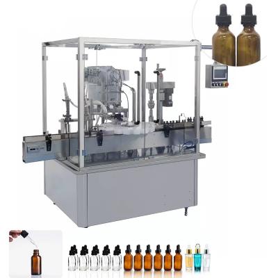 China Tincture Perfume Glass Bottle Vial Filling Capping Machine 316SS for sale