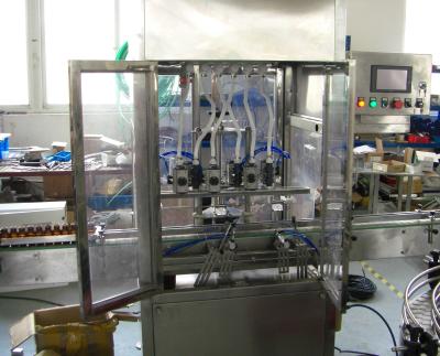 China 1000ml-5000ml Automatic Liquid Filling Machine Alcohol Gravity Bottle Filler for sale