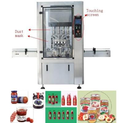 China Equipo servo de la máquina de rellenar de la salsa de mostaza del llenador de la goma del sésamo en venta