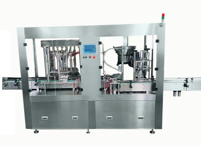 China máquina de enchimento líquida tampar 30-500ml e etiqueta automática à venda