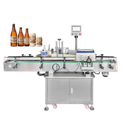 China 300ml 500ml 750ml om Fles Etiketteringsmachine voor Bier kan Te koop