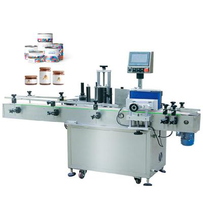 China Aluminum Metal Round Bottle Labeling Machine In Food And Beverage Industry for sale