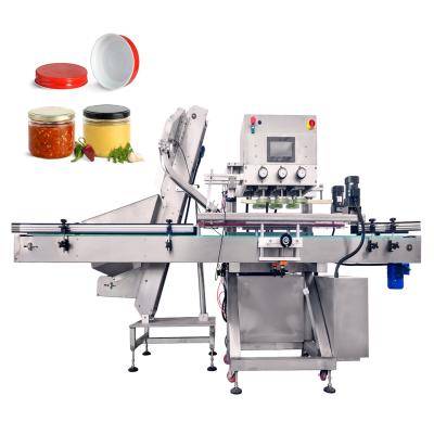 China Automatic Cap Installer 30 - 130mm Bottle Diameter Four Wheel Capping Machine for sale