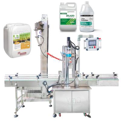 China PET Shampoo Bottle Closer Twist off Cap Production Line 5000ml Bucket Sealing Capping Machine à venda