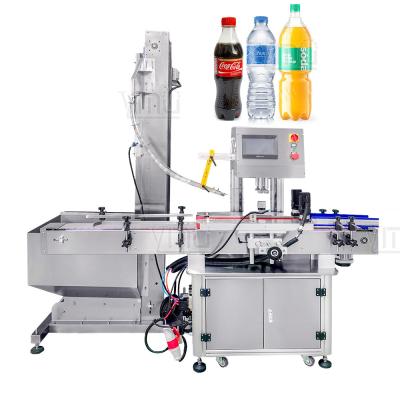 China Automatic Cap Feeder Applicator Trigger Spray Bottle Pump Spindle Lidding Capping Machine for sale