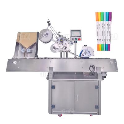 China Electric Automatic Wax Crayons Labelling Machine For Syringe Vial Label Applicator Te koop