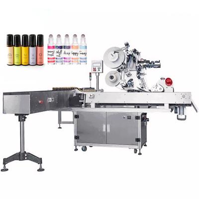 China High Speed Horizontal Hologram Sticker Labeler Automatic Plastic Tube Vial Bottle Labeling Machine for sale
