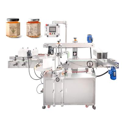China YM610 Automatic Flat Bottle Labeling Machine One Label On Three Sides for sale