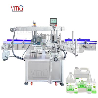 China YIMU YM610R 5 gallon emmer grote ronde en platte vierkant fles enkel sticker automatische positie etiketteringsmachine voor zeep Te koop