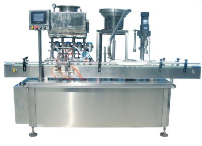 China ODM Essential Oil Dispenser Pump Filling Capping Machine For 100-1000ml Bottle Can for sale