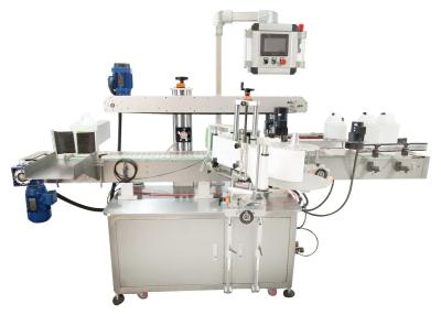 China ODM Jerry Can Industrial Bottle Labeling Machine PET Round Bottle Label Applicator 1100W for sale