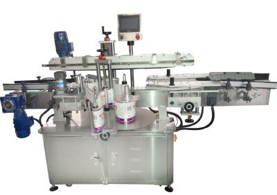 China Automatische Jerry Can Flat Bottle Labeling Seiten YM610 PLC Maschinen-vier zu verkaufen