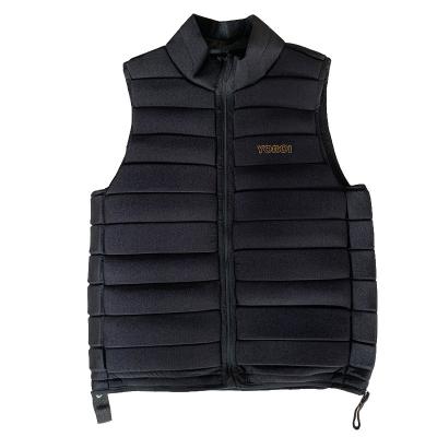 China Lightweight Horse Riding Vest for Adults Breathable Black EVA Mesh Fabric Elastic Stain for sale