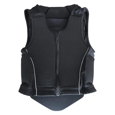 China OEM/ODM Acceptable Black Horse Riding Breathable Equestrian Vest Customization for sale