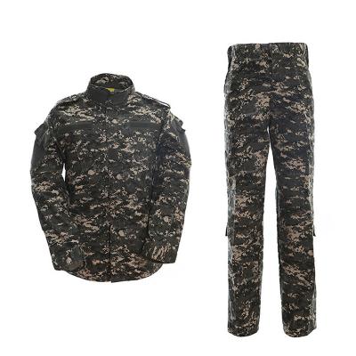 China Seamless Fusing Outdoor Hiking Work Training Suit Long Sleeve Shirts Trousers ACU Men Camouflage Uniform for sale