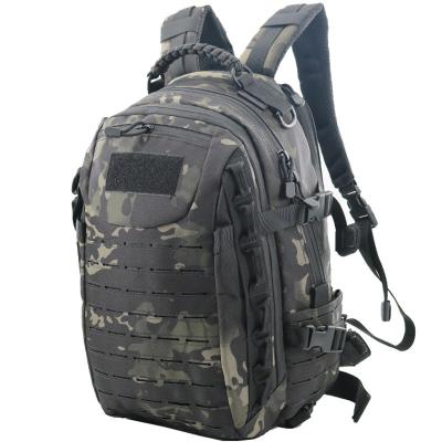 China 25L 900D Oxford Fabric Waterproof Daysack with Laser-Cut Molle Assorted Logo Accepted for sale