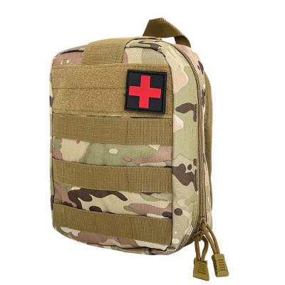China Emergency First Aid Survival Kit Backpack for Hiking Camping Traveling Cycling Hunting for sale