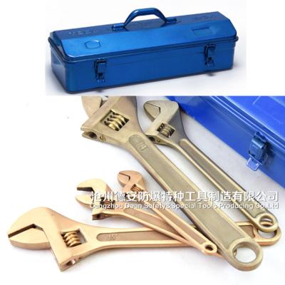 China Non sparking adjustable monkey spanner ,screw shift clyburn,spanner,universal hand tools Alcu , for sale