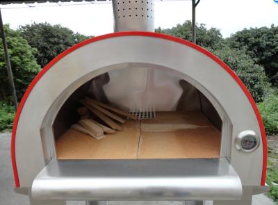 China Automatic Ignition Wood Fired Stainless Pizza Oven With Large Cooking Surface à venda