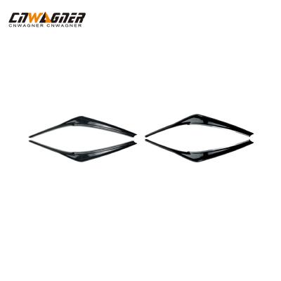 China Car Accessories Headlight Eyebrow Cover Trim Top / Bottom For Toyota Camry for sale