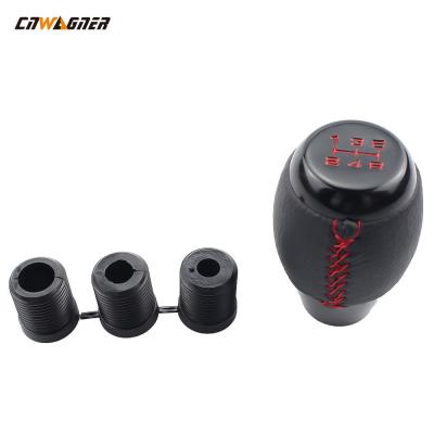 China Leather Plastic Honda Civic Automatic Gear Shift Knob 5 Speed for sale