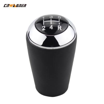 China Custom Car Carbon Manual Speed 5 Electroplated Black cover Gear Stick Shift Lever Knob For Mazda for sale