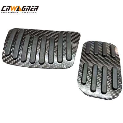 China Carbon Fiber Car Clutch And Brake Pedal Pads For Toyota CHR Yize for sale