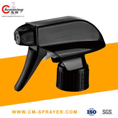 China 28-400 28/410 Plastic Trigger Sprayer Black Water Fine Mist Bottle Lids Adjustable Nozzle Leak Proof for sale