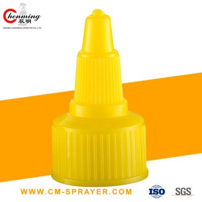 China Twist Open Dispensing Cap 18/410 20/410 24/410 Flip Top Pour Spout Caps Plastic Bottle for sale