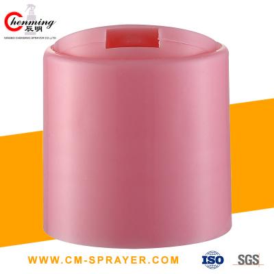 中国 銀製のピンクのプラスチック化粧品のビンの王冠のふた24/415の24-410分配の帽子の黒 販売のため